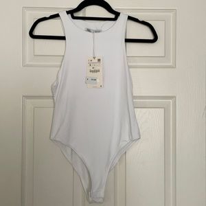 White Zara bodysuit